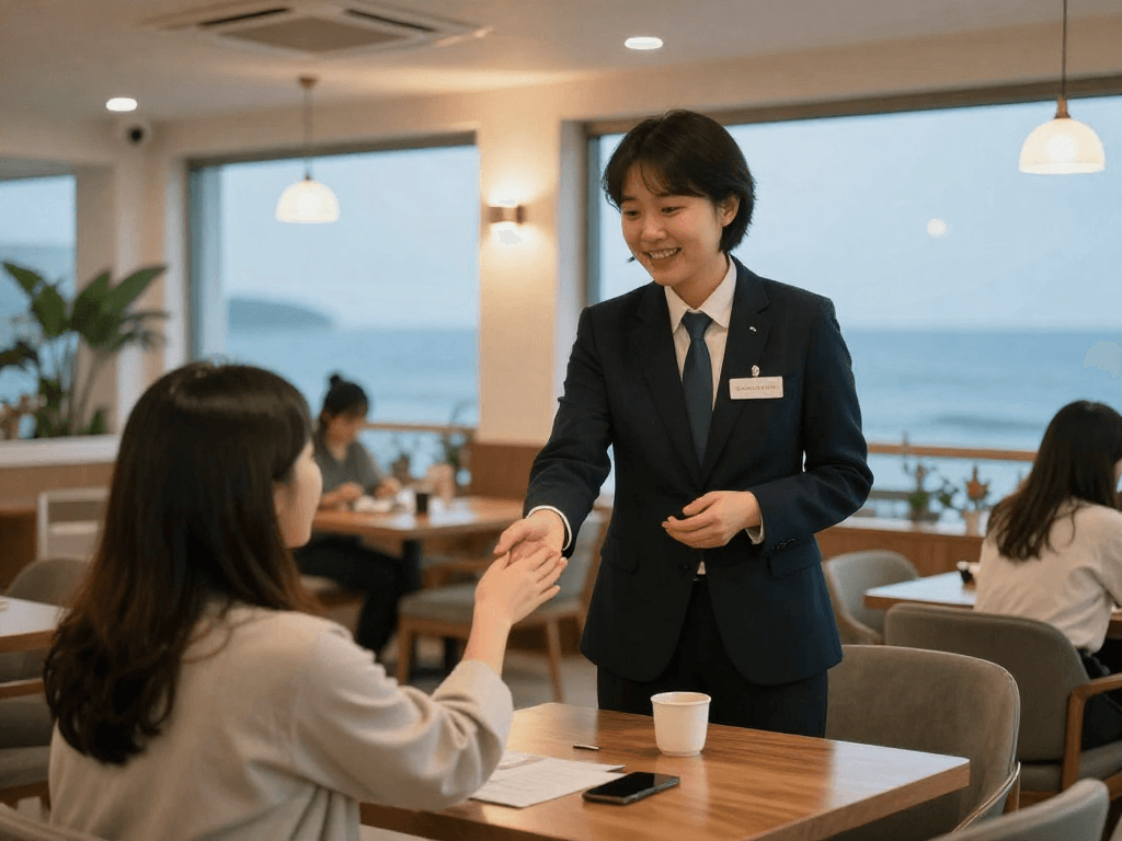 Enjoying 여수오피 services with trusted local providers in a cozy lounge setting.