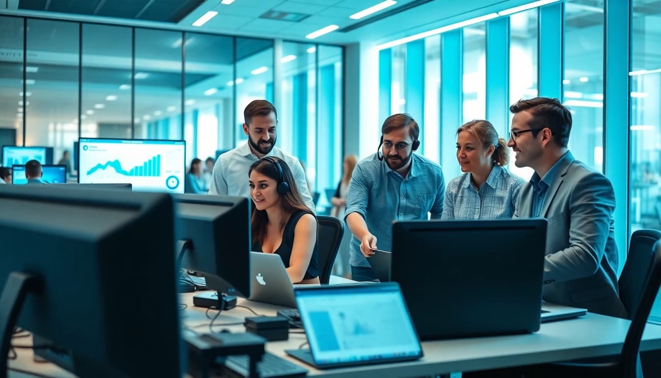 Enhance your understanding of IT support in business through a collaborative team setup.