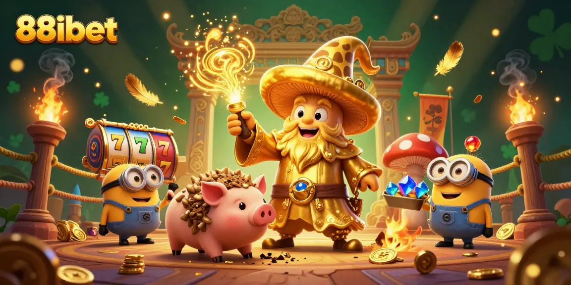 Experience the magic of 88ibet with golden treasures as our wizard conjures big wins!