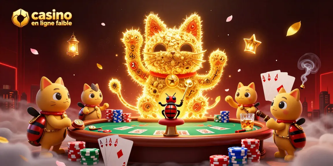 Capturer les émotions du jeu avec un chat porte-bonheur, un casino en ligne fiable.
