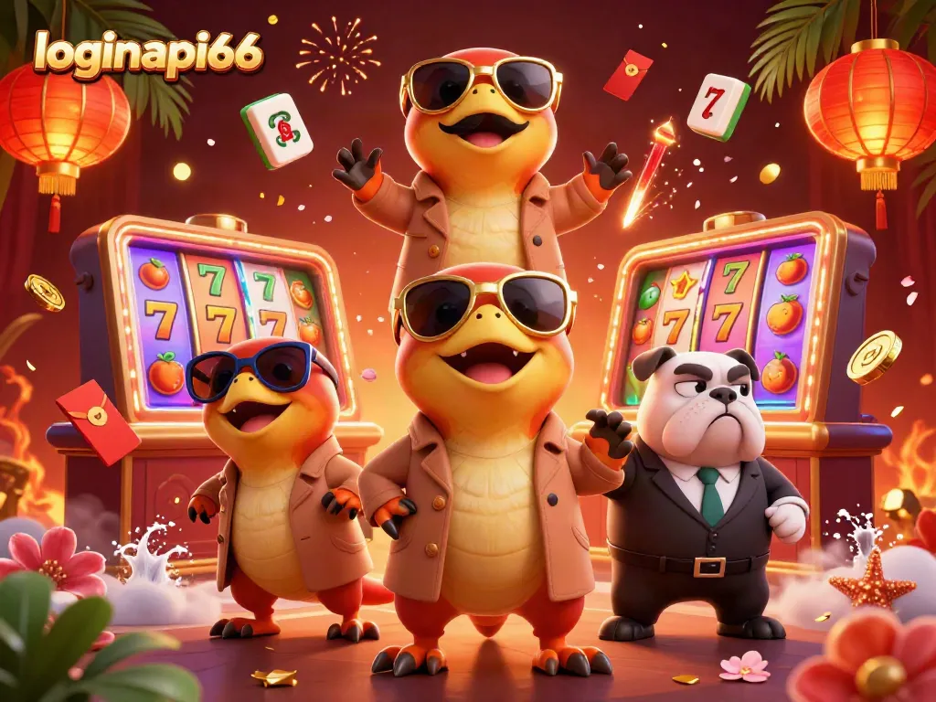 Experience thrills with loginapi66 as raptors in disguise enter a buzzing casino filled with excitement.