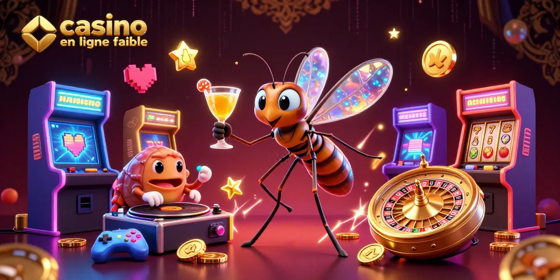 Jouer au casino en ligne fiable avec le moustique mascotte et les jeux visuels 3D.
