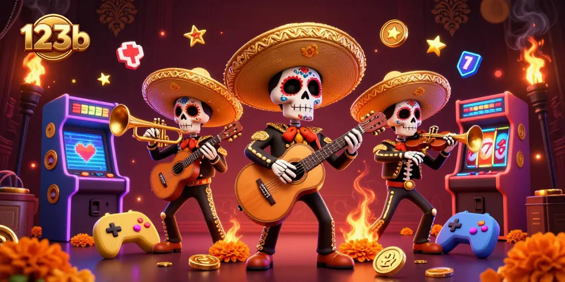 Join the vibrant mariachi band at 123b for a fun-filled casino gaming experience!