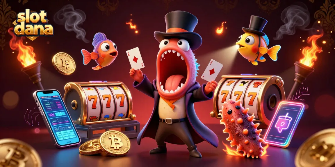 Spin the reels and win big on slot dana with a vibrant 3D underwater magic scene.