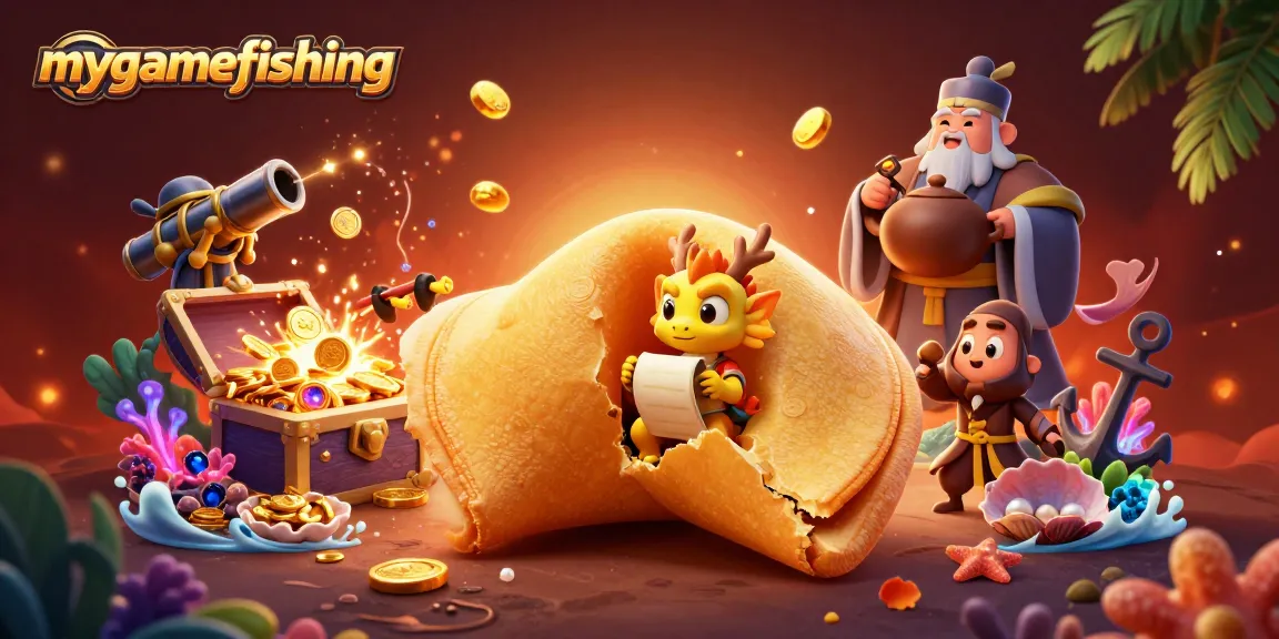 Engage with mygamefishing as a wise dragon and fortune cookie guard your winning treasures.