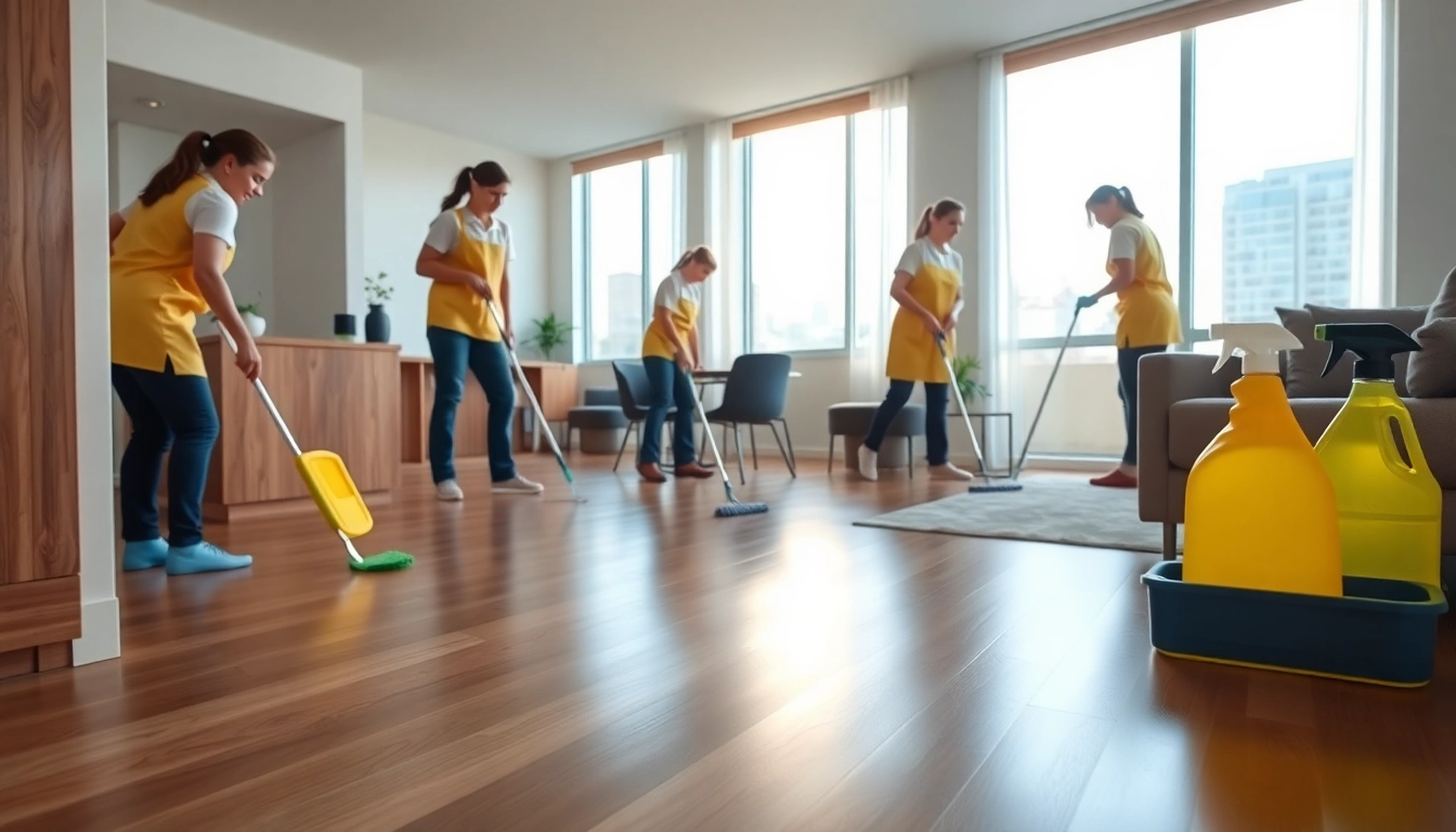 Thorough bond cleaning Logan service with professional cleaners ensuring a spotless finish in an apartment.