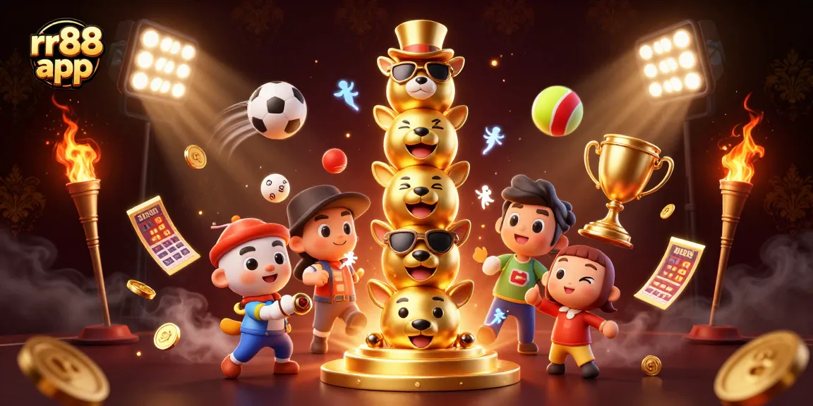 Experience thrilling gaming with the rr88 app in this engaging, dynamic casino scene.