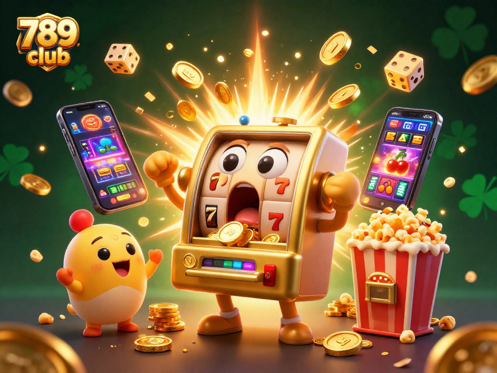 Spin to win with the exciting 789 club as golden slot machines cheer for jackpot wins!