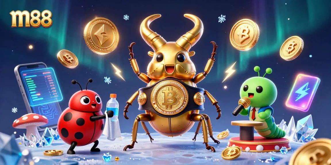 Experience thrilling gameplay at m88 with a vibrant 3D scene of animated characters engaging in exciting casino activities.