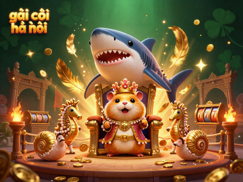 Experience the intense thrill with gái gọi hà nội amidst a vibrant casino scene filled with gold coins and sparkling elements.