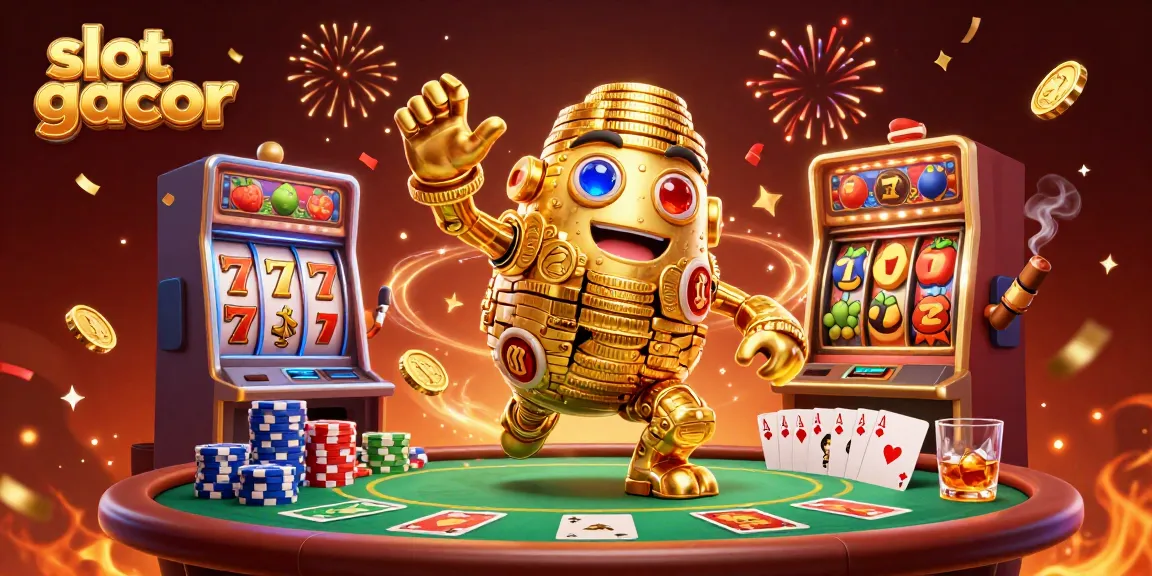 Embrace the thrill in slot gacor with vibrant characters and exciting casino elements.