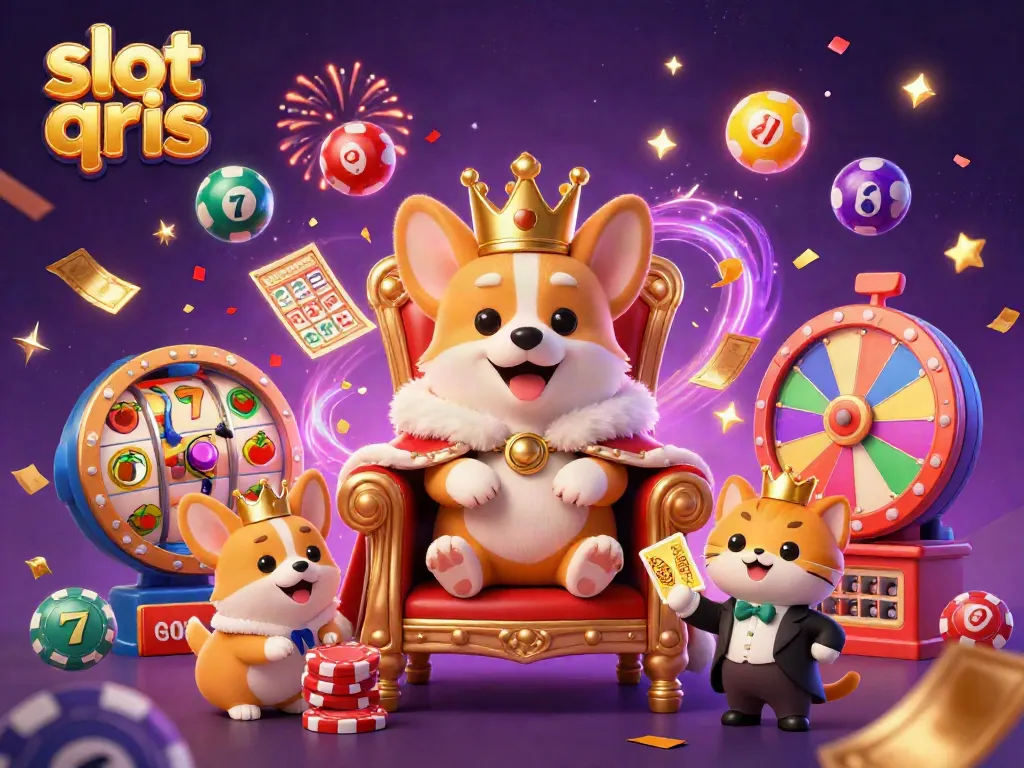 Experience the excitement of slot qris with vibrant reels, friendly characters, and dynamic game elements.