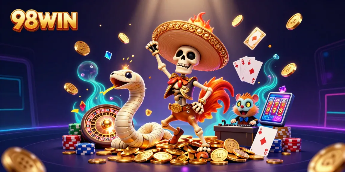 Join the fun at 98WIN with roaring victories, dynamic slots, and thrilling games in a vibrant atmosphere!