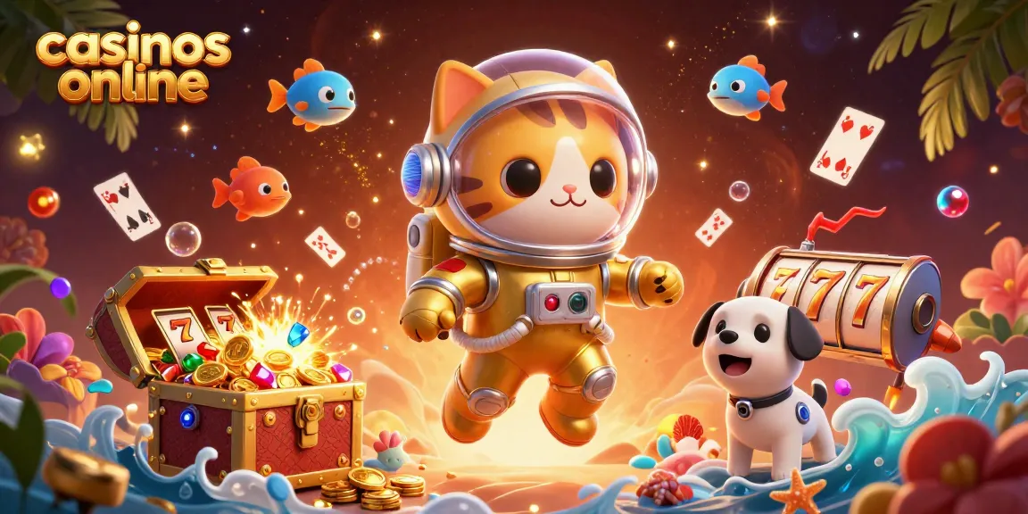 Experience thrilling adventures at casinos online with vibrant characters and rich casino elements.