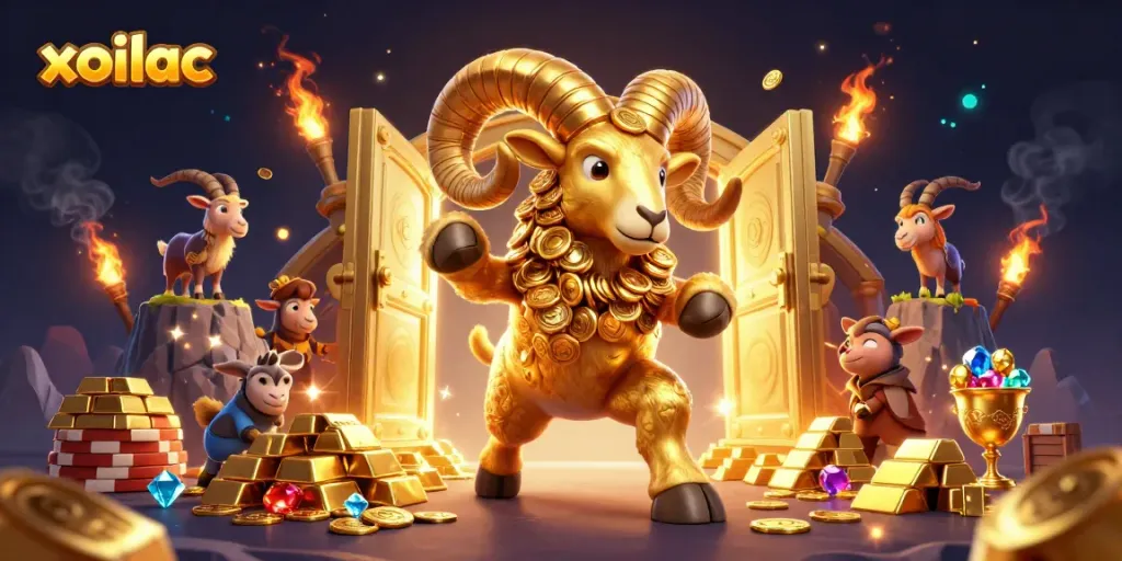 Experience exhilarating live action on Xoilac with golden themes and vibrant graphics