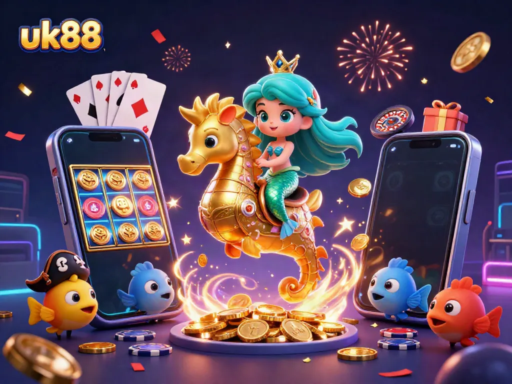 Engage with the exciting world of uk88 slot games featuring a vibrant mermaid theme.