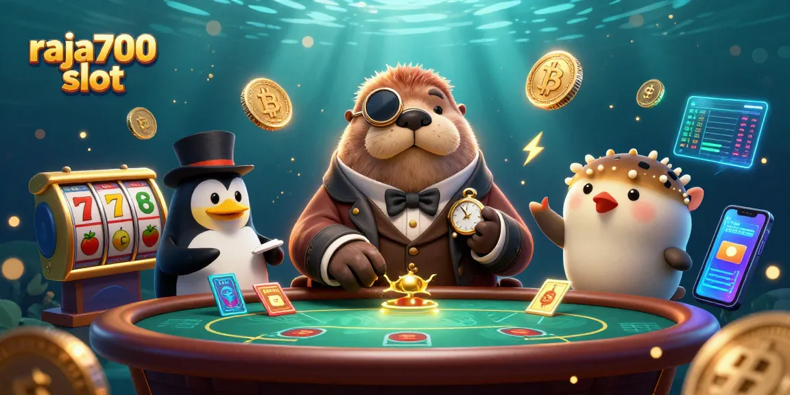 Menggandakan peluang dengan RAJA700 Slot, bermain slot online penuh keberuntungan di bawah air.