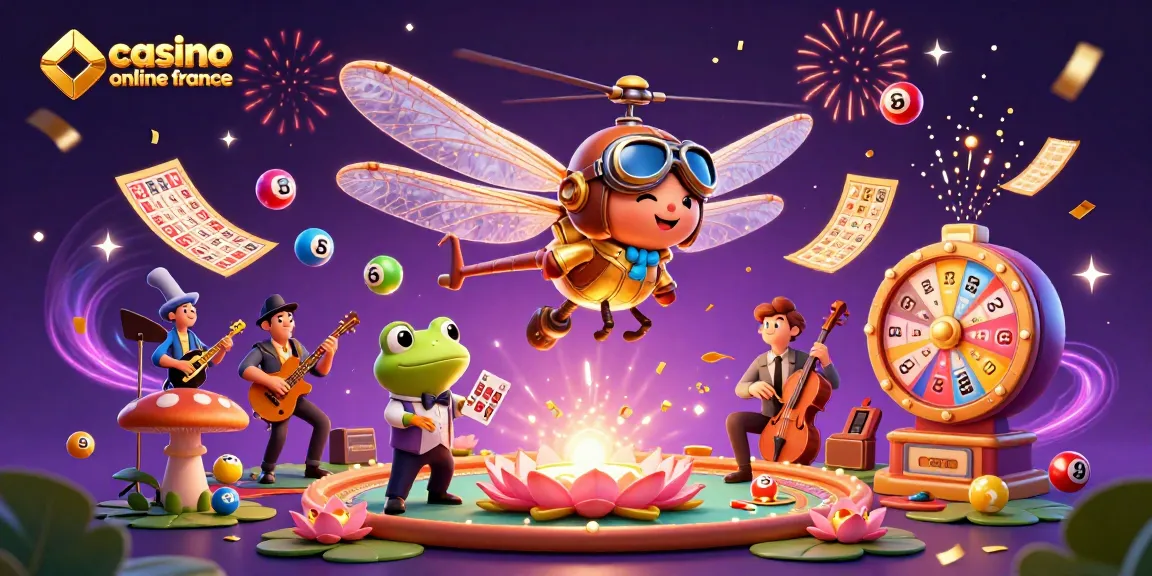 Jouez au casino en ligne france avec une ambiance festive et des personnages animés captivants.