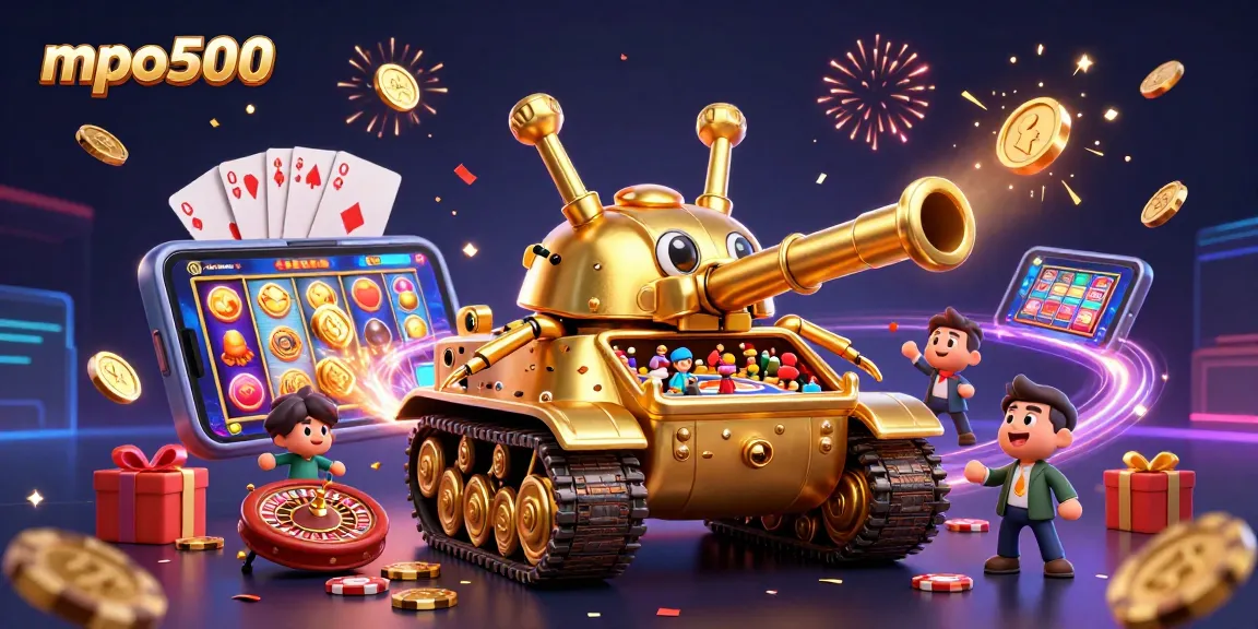 Bet on mpo500 and win big with a vibrant casino tank ready to celebrate!