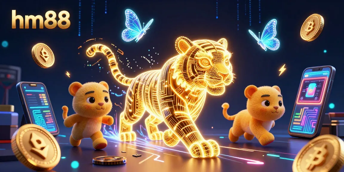 Experience exciting gameplay at hm88 with vibrant 3D casino elements and crypto graphics.