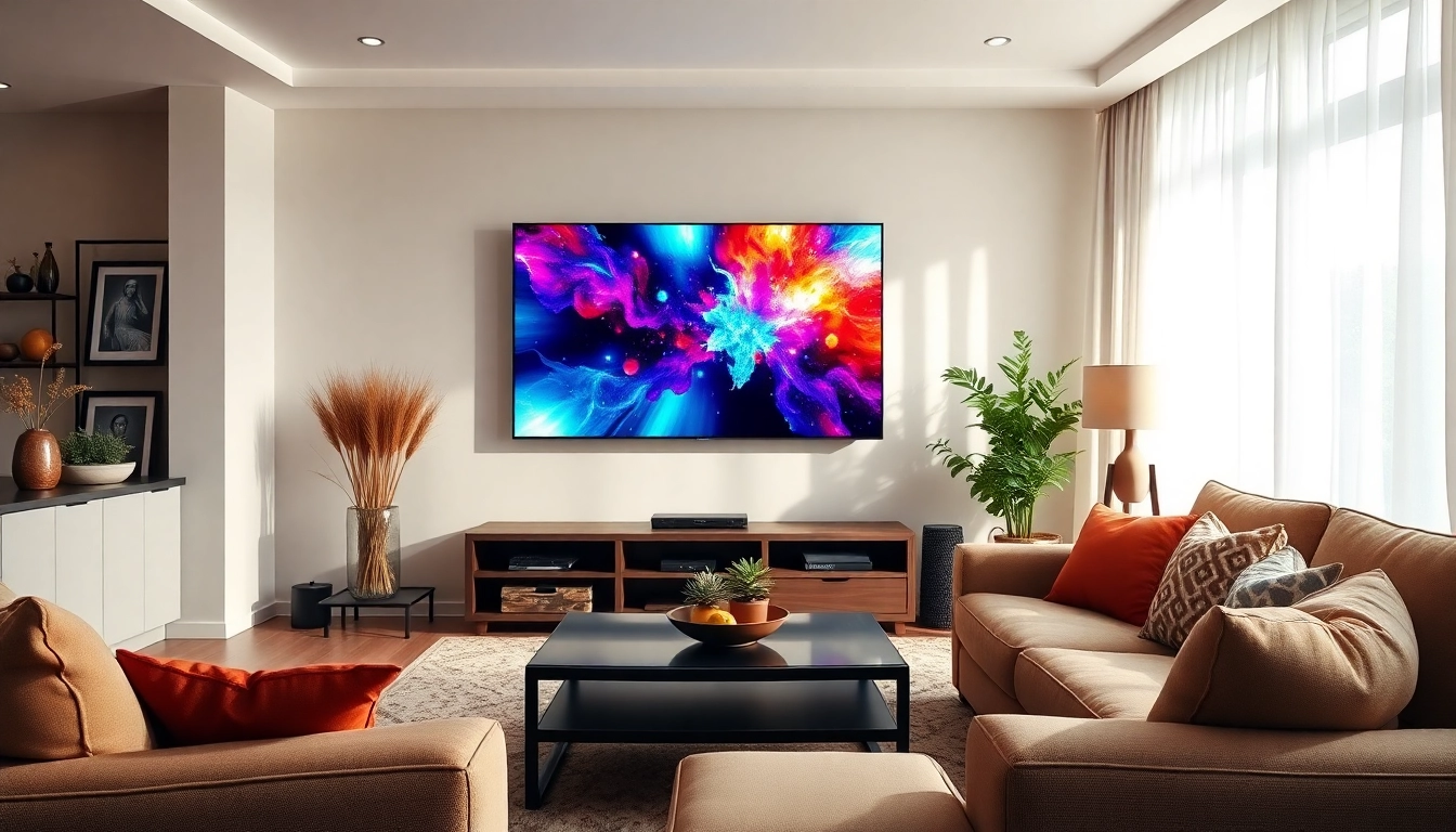 Explore the benefits of free trial iptv featuring vibrant content on a contemporary smart TV.