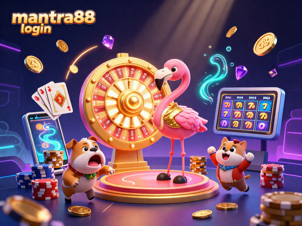 Experience the thrill of roulette and jackpots with mantra88 login in this vibrant casino scene.