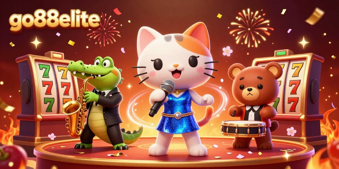 Join the excitement at go88elite, featuring animated casino fun with vibrant characters and festive elements.