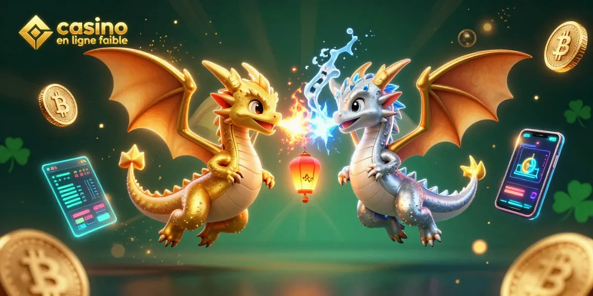 Profitez de l'expérience de jeu avec un casino en ligne fiable et des dragons légendaires de feu et de glace.